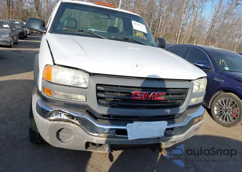 2005 GMC Sierra 2500Hd Work Truck из США, поврежденный, VIN 1GTHK24U75E134519